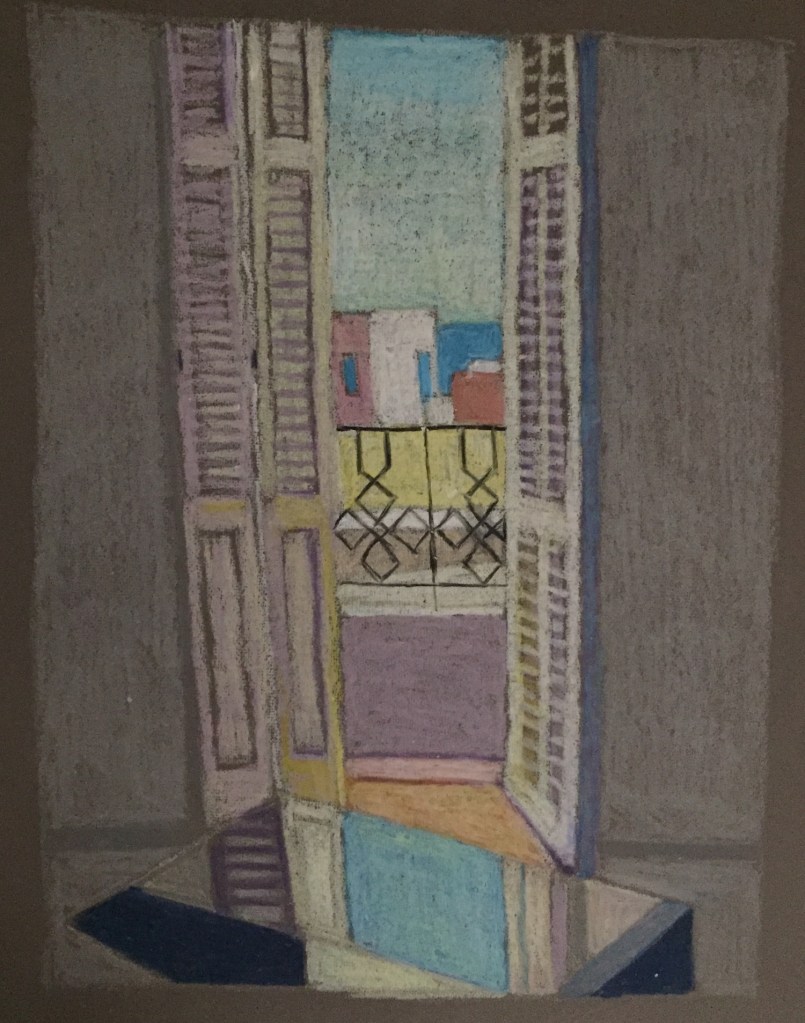 Le Balon, Pastel, 50cm x 70cm