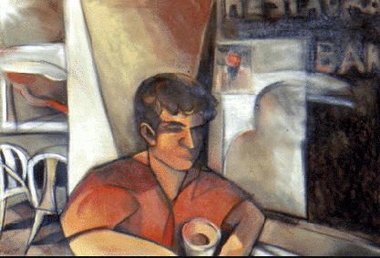 Bruno, Pastel, 70cm x 50cm